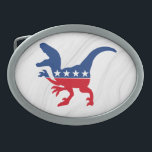 T-Rex Patriótico Anti-Política<br><div class="desc">Cansado de política? Esgotado por todo drama de esquerda e de direita? Entre no T-Rex, o maior dinossauro político em vermelho, branco e azul! Com estrelas em seu corpo e uma silhueta feroz, este T-Rex está aqui para lembrar a todos que às vezes, é tudo um pouco pré-histórico. Ele é...</div>