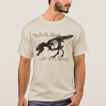 T-Rex Skellie, camiseta básica de homens
