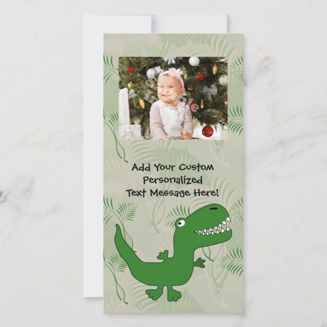 T-Rex Tyrannosaurus Rex Dinossaur Cartoon Crianças (Frente)