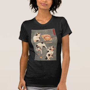T-shirt た と え 内(上), 尽, の, Gatos Japoneses(1), Kuniyoshi, U