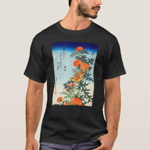 T-shirt ア ザ ミ 鳥 小, 北 に Pássaro e Aistle, Hokusai, Ukiyo-e