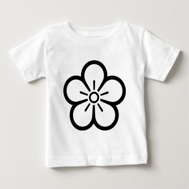 T-SHIRT 中陰梅の花 (Frente)
