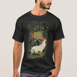 T-SHIRT 動 植 綵 絵(16)棕 櫚 雄 鶏 図 伊, 藤