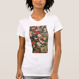 T-SHIRT 動 植 綵 絵(22)牡 丹 小 禽 図 伊, 藤, 若