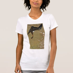 T-SHIRT 動 植 綵 絵(26)芦 図, 雁, 伊 藤 若
