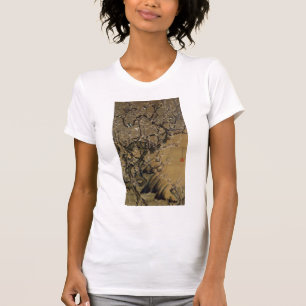 T-SHIRT 動 植 綵 絵(2)梅 花 小 禽 図 伊 藤, 若 冲