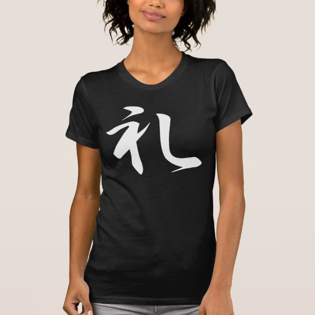 T-shirt 礼(Rei:Courtesy) (Frente)