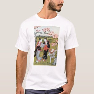 T-shirt 花 見(一), 清 長 Flor View(1), Kiyonaga, Ukiyo-e
