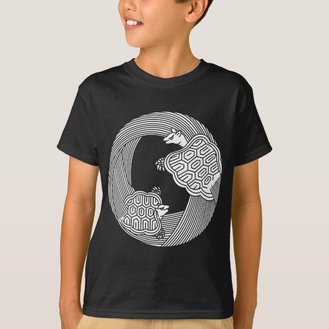 T-SHIRT 親子亀 (Frente)