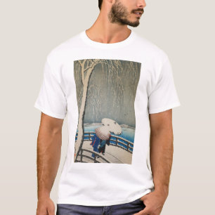 T-shirt 雪 に 傘, 古 Guarda-chuvas 邨 neve, Koson, Ukiyo-e