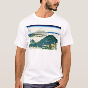 T-shirt 青 山 座 松, 北 斎 Ver o Monte Fuji de Aoyama, Hokusai,