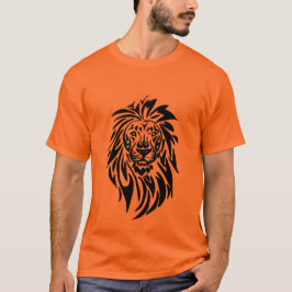T-Shirt 002 - Leão - Laranja