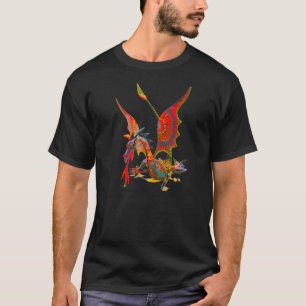 T-shirt 009 - Dragão vermelho