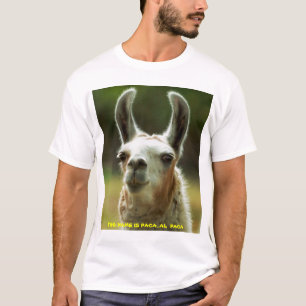T-shirt 092810-35-ATS O NOME É o AL PACA de PACA…