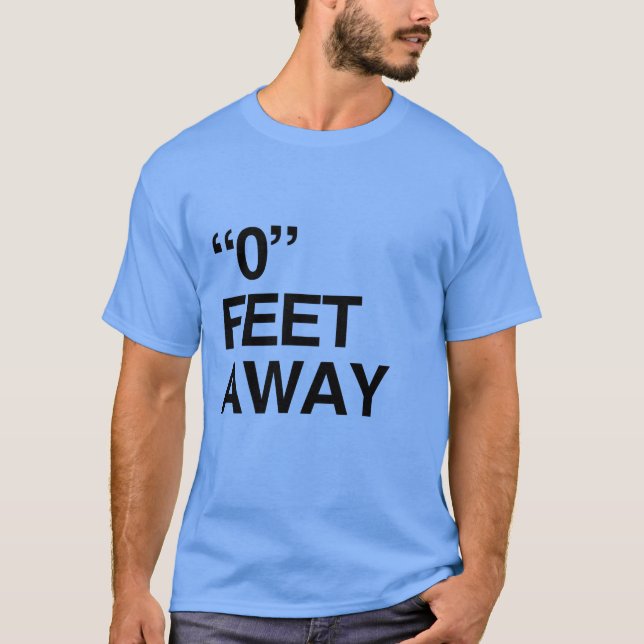 T-SHIRT 0 PÉS DE DISTÂNCIA (Frente)