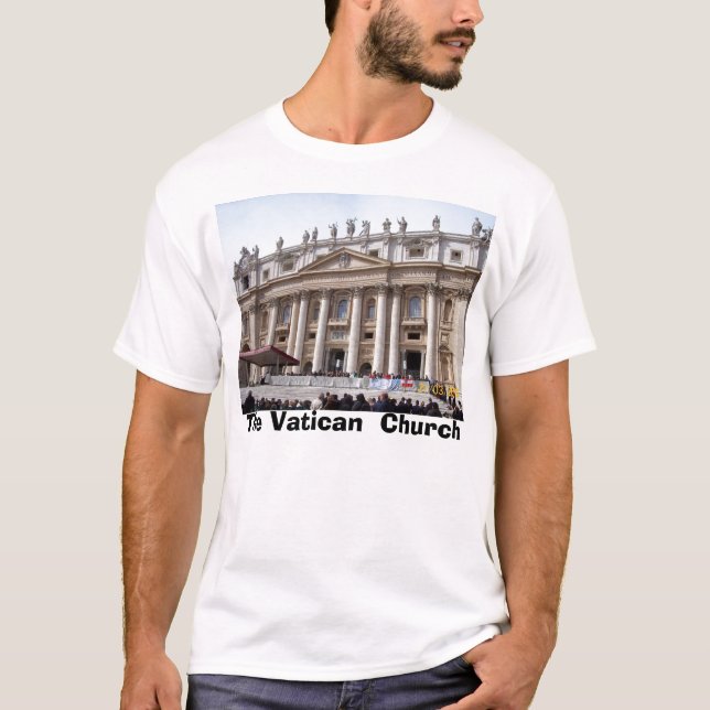 T-shirt 100_0275, a igreja do vaticano (Frente)