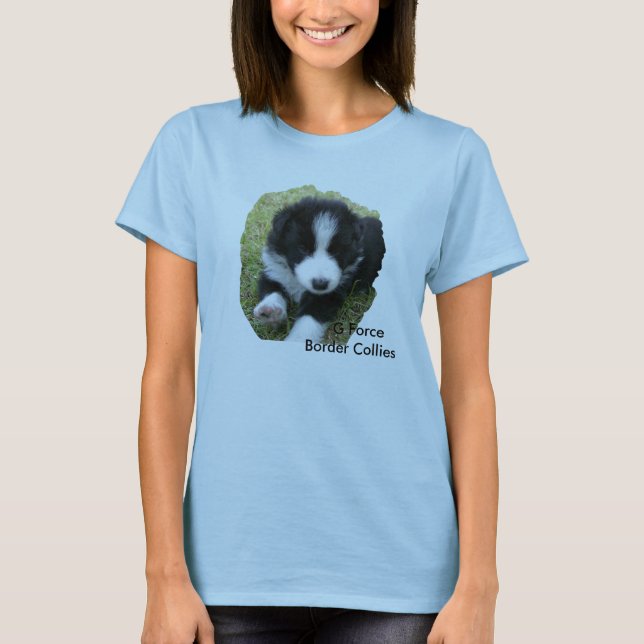 T-shirt 100_2163,     Collies de beira da força de G (Frente)