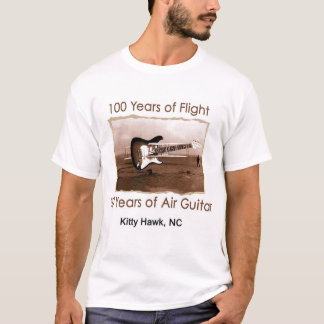 T-shirt 100 anos dos anos Flight/30 de Air Guitar