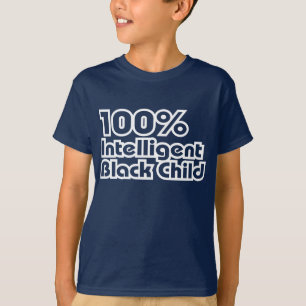 T-shirt 100% de Criança Negra Inteligente