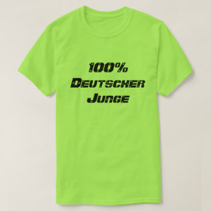 T-shirt 100% Deutscher Junge 100% garoto alemão