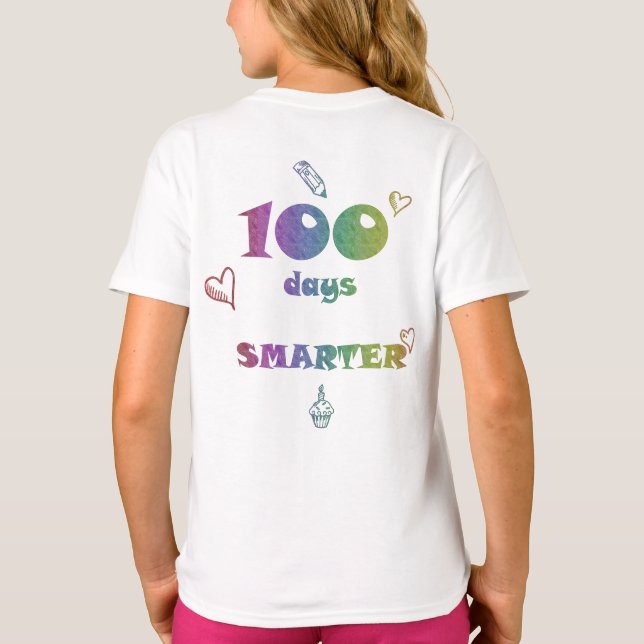 T-Shirt 100 Dias Mais Inteligente - Tee de Celebra (Verso)