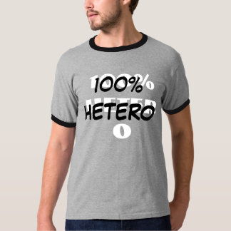 T-SHIRT 100% HETERO