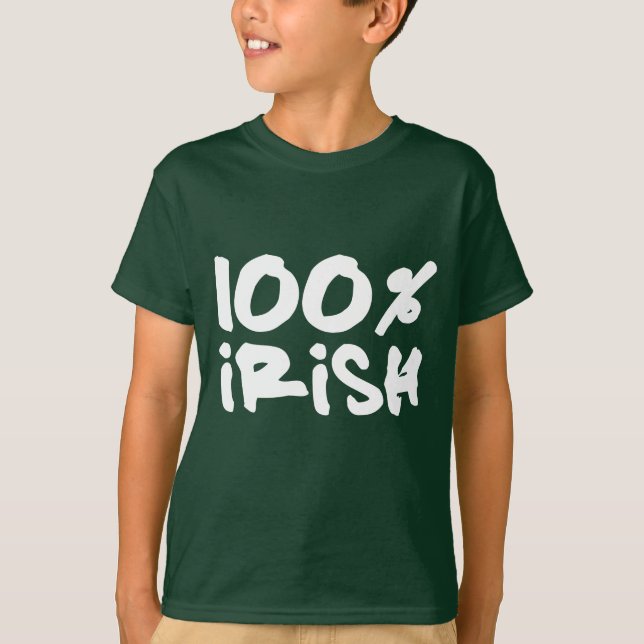 T-shirt 100% Irlandês (Frente)