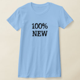 T-shirt 100% Novo Azul Claro