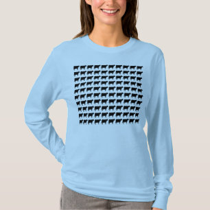 T-shirt 100 Vacas - Preto