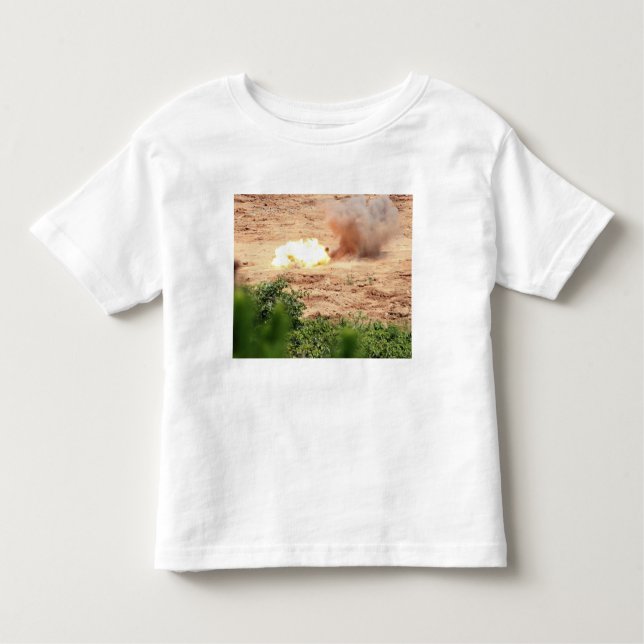 T-shirt 10 blocos de 2,5 kg de TNT (Frente)