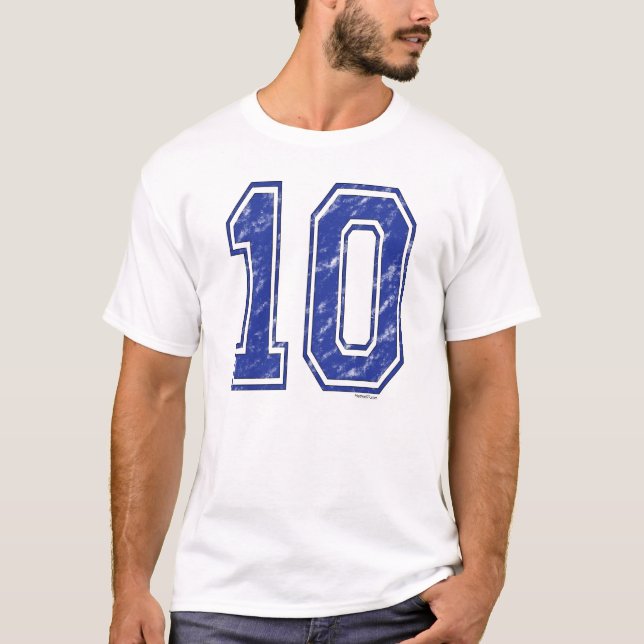 T-shirt 10 Custom Jersey (Frente)