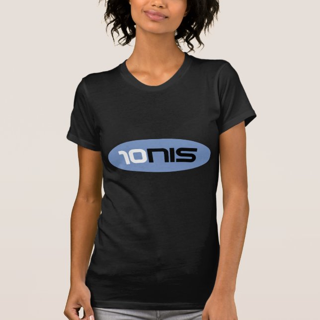 T-shirt 10NIS Ténis Azul (Frente)