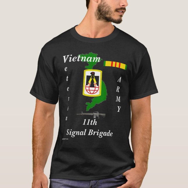 T-shirt 11o Brigada-T do sinal (Frente)