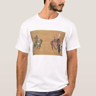 T-shirt 1214-94) caças de Kublai Khan ((detalhe), dynas d