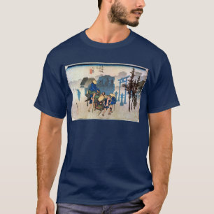T-shirt 12. 三 島 宿, 広 Mishima-juku, Hiroshige, Ukiyo-e