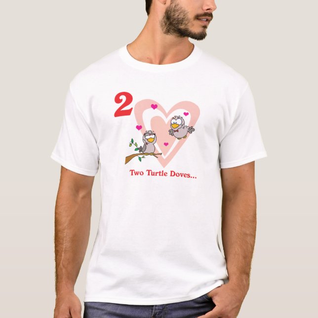T-shirt 12 dias duas tartarugas (Frente)
