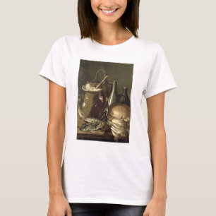 T-shirt 131-0058519/1 ainda vida com peixes, alho-porros e