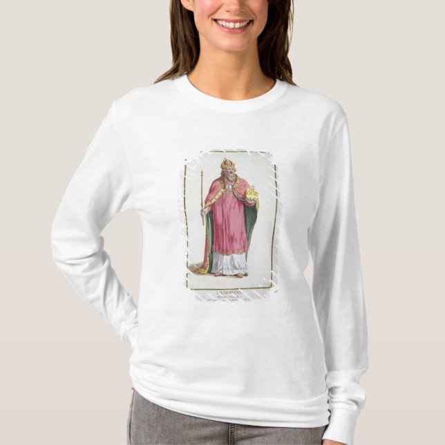 T-shirt 1368-1437) imperadores romanos santamente de (Frente)