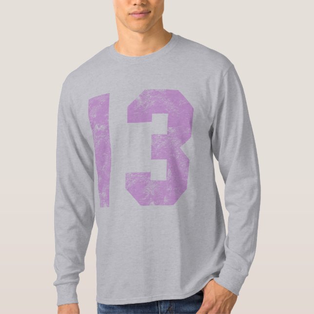 T-shirt 13o Presentes de aniversário (Frente)