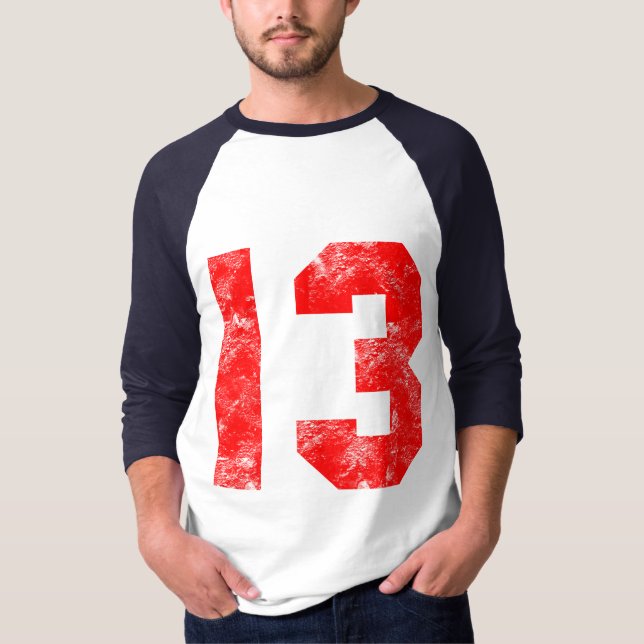 T-shirt 13o Presentes de aniversário (Frente)