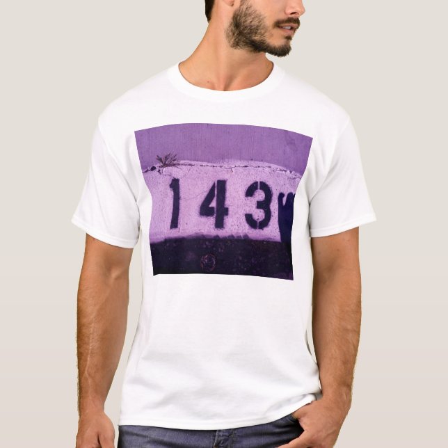 T-shirt 143 = eu te amo (Frente)
