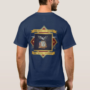 T-shirt 14o Infantaria voluntária de Connecticut