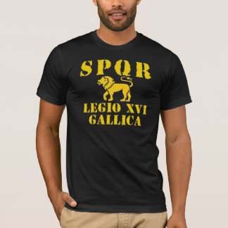 T-shirt 16 legião de Octavian/Augustus 16o - leão romano