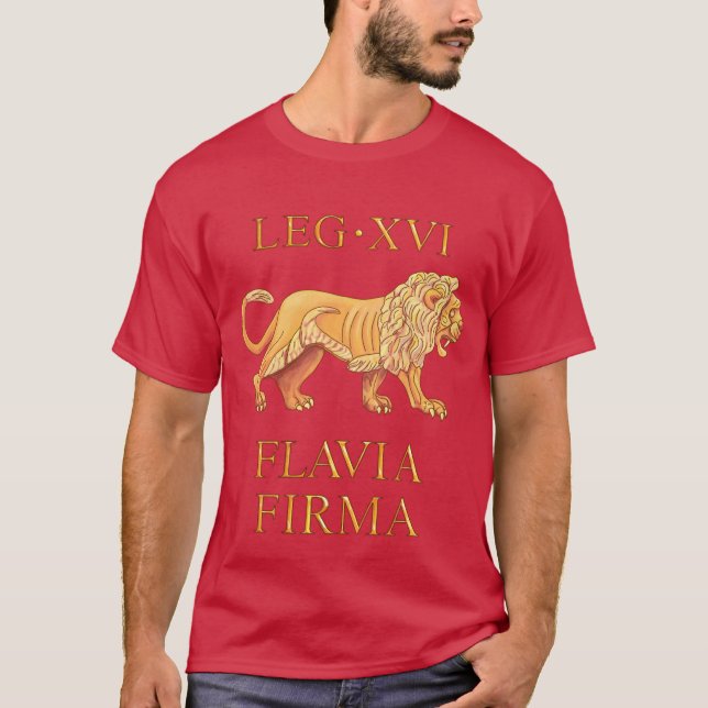 T-shirt 16o Legião romana XVI Flavia Firma (Frente)