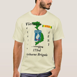 T-shirt 173rd Transportado por via aérea-T