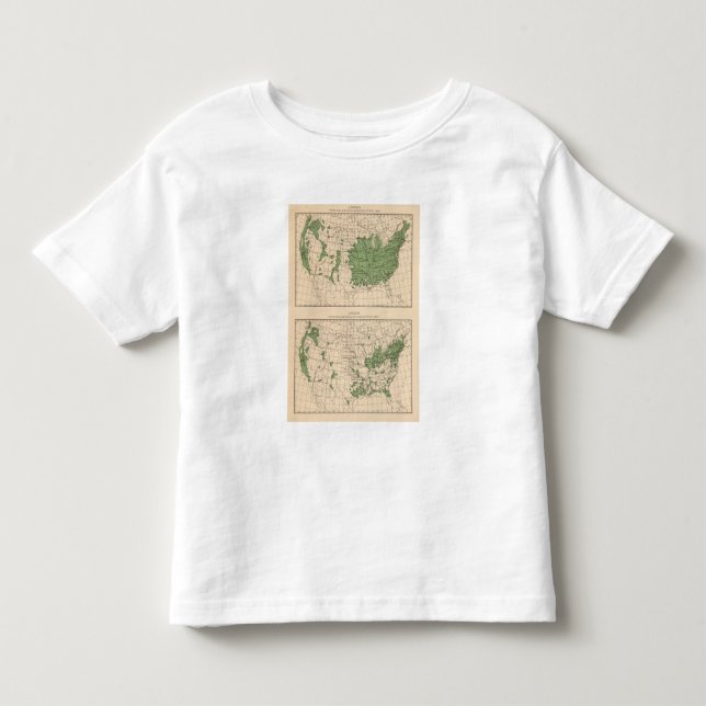T-shirt 174 maçãs, peras, regiões principais (Frente)