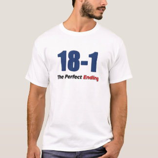 T-shirt 18-1 término perfeito