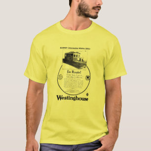 T-shirt 1923 da locomotiva de Baldwin-Westinghouse