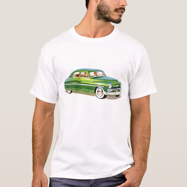 T-shirt 1950 clássico do carro de Mercury (Frente)
