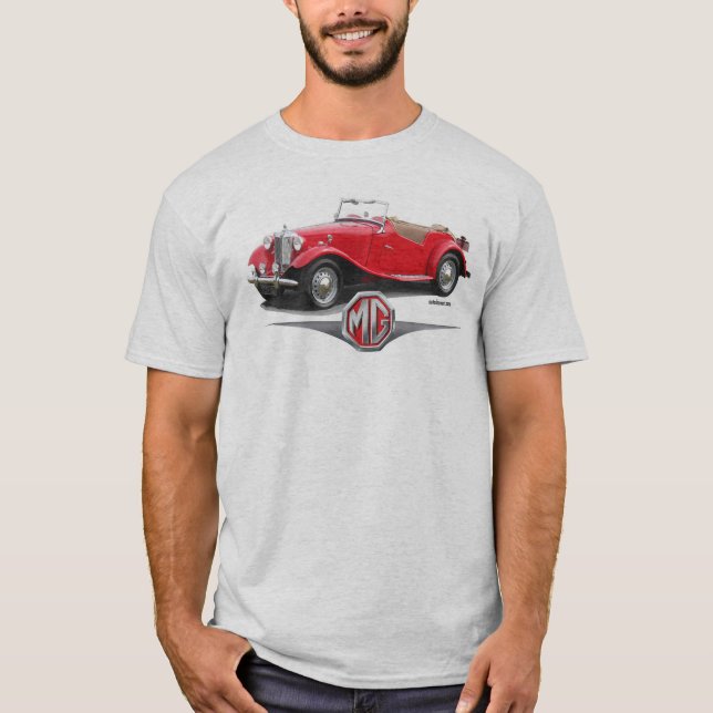 T-shirt 1952 do Roadster de MG (Frente)